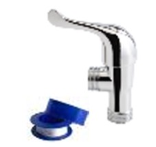 [1009082] วาล์วฝักบัว ด้ามปัดหางปลา NY003 MIRRER