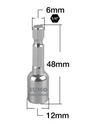 ลูกบล็อกแม่เหล็ก 6 เหลี่ยม 8x48MM SUMO