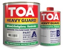 ทีโอเอ HVG ท็อปการ์ด โพลียูรีเทน 2K เงา ส่วนเอ #0300 SAFETY RED 1กล. TOA