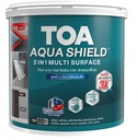 สีเคลือบ อะควา ชิลด์ 2IN1 กึ่งเงา สูตรน้ำ เบส#000A 1กล. TOA