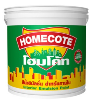 [1009411] สีน้ำอิมัลชัน โฮมโค้ท ด้าน ภายใน #HC100 5กล TOA