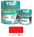 ทีโอเอ HVG ฟลอร์การ์ด 100 ส่วนเอ #0300 Safety Red 1กล. TOA