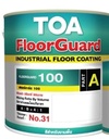 ทีโอเอ HVG ฟลอร์การ์ด 100 ส่วนเอ #0500 Safety Blue 1กล. TOA