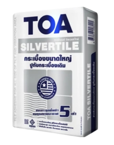 [1009624] ทีโอเอ กาวซีเมนต์ ซิลเวอร์ไทล์  (ปูนกาวถุงเงิน) 20kg.