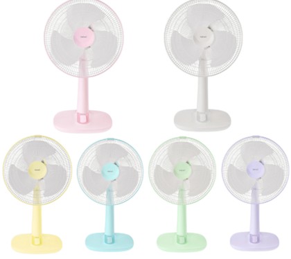 [1009639] พัดลมตั้งโต๊ะ T14M1 ขนาด 14" คละสี HATARI