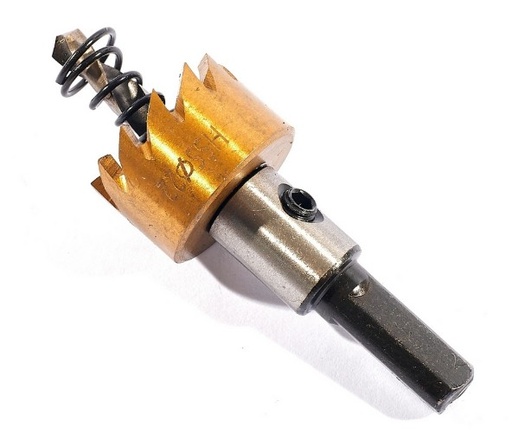 [1009836] โฮลซอว์เจาะเหล็ก HSS 22mm KEENNESS