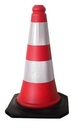 กรวยจราจรฐานถ่วงสะท้อนแสง 50cm SAVE&PRO