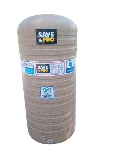 [1009920] ถังเก็บน้ำ 750L รุ่น Granito Stone - sand SAVE&PRO