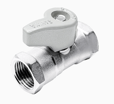 [1010040] บอลวาล์วมินิ 1/2" มม สีเงิน SANWA