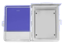ตู้Abcoฝาใส มีหลังคา ขนาด 6"x8" A-CT618G สีเทา