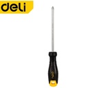 ไขควงปากแฉก PH2x200mm Cr-v EDL626200 ด้ามธรรมดา DELI+