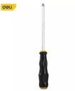 ไขควงปากแฉก PH2x150mm Cr-v EDL627006 ด้ามทะลุ DELI+