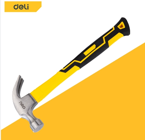 [1000643] ค้อนหงอนด้ามไฟเบอร์ 0.5 KG EDL5002 DELI+