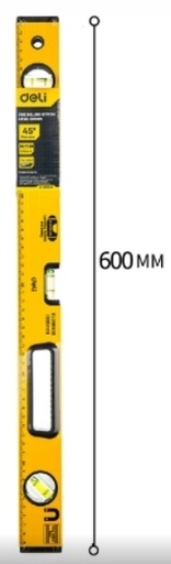 [1000662] ระดับน้ำ 600mm Aluminum EDL290600 DELI+