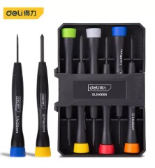 [1000793] ชุดไขควงซ่อมนาฬิกา6ชิ้น DL240006 DELI+