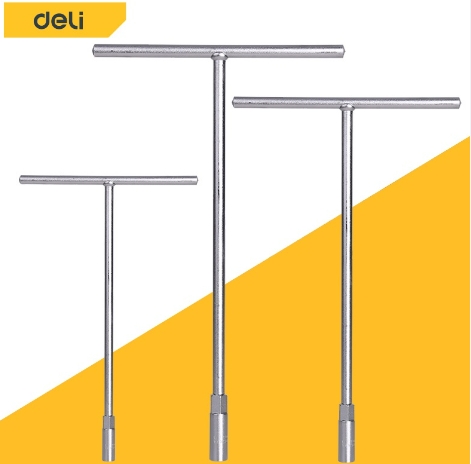 [1000862] ประแจบล็อคด้ามตัวที 17mm DL17 DELI+